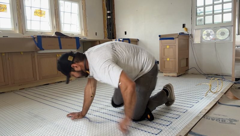 Radiant Floor Heating by Davie Mac Tile