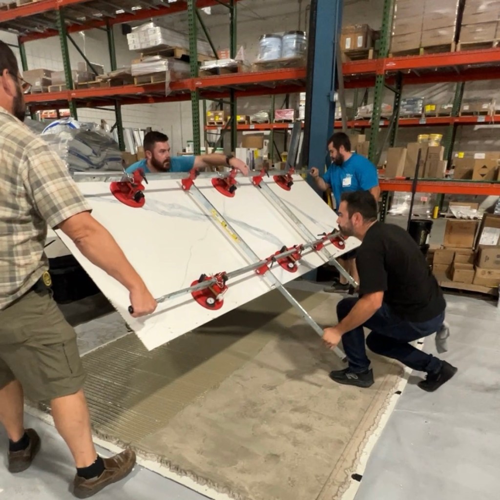 Porcelain Slab Installation