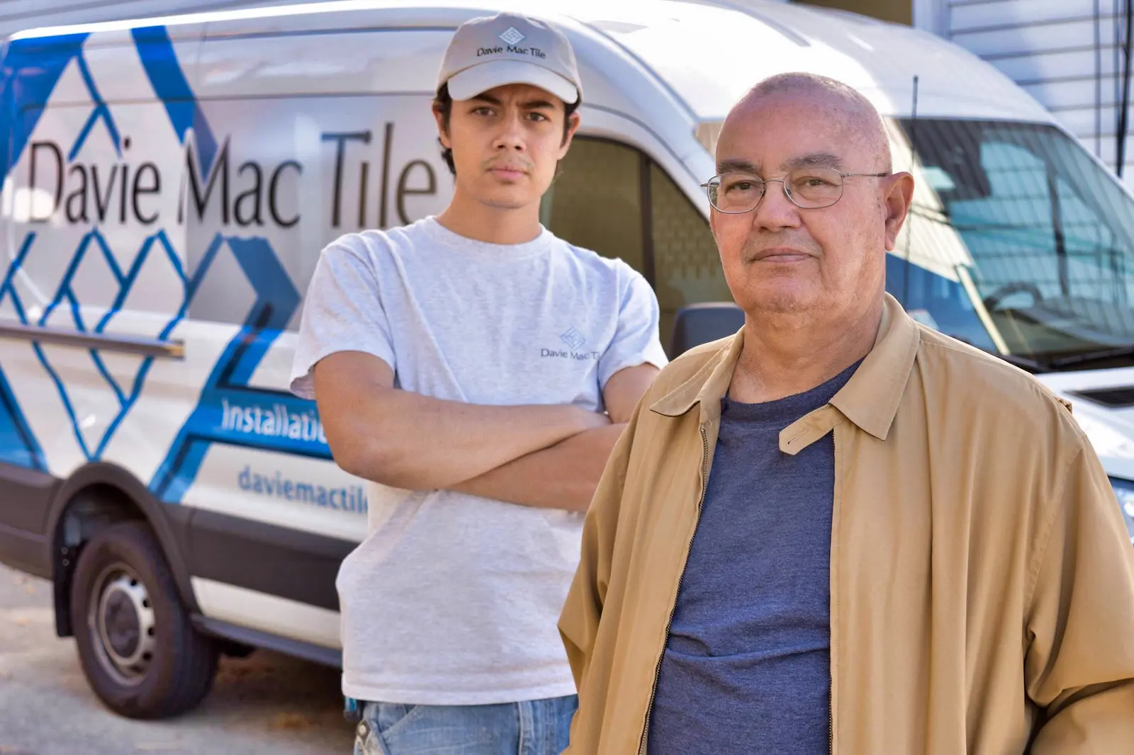 Tile installers in Danvers, MA - Davie Mac Tile team